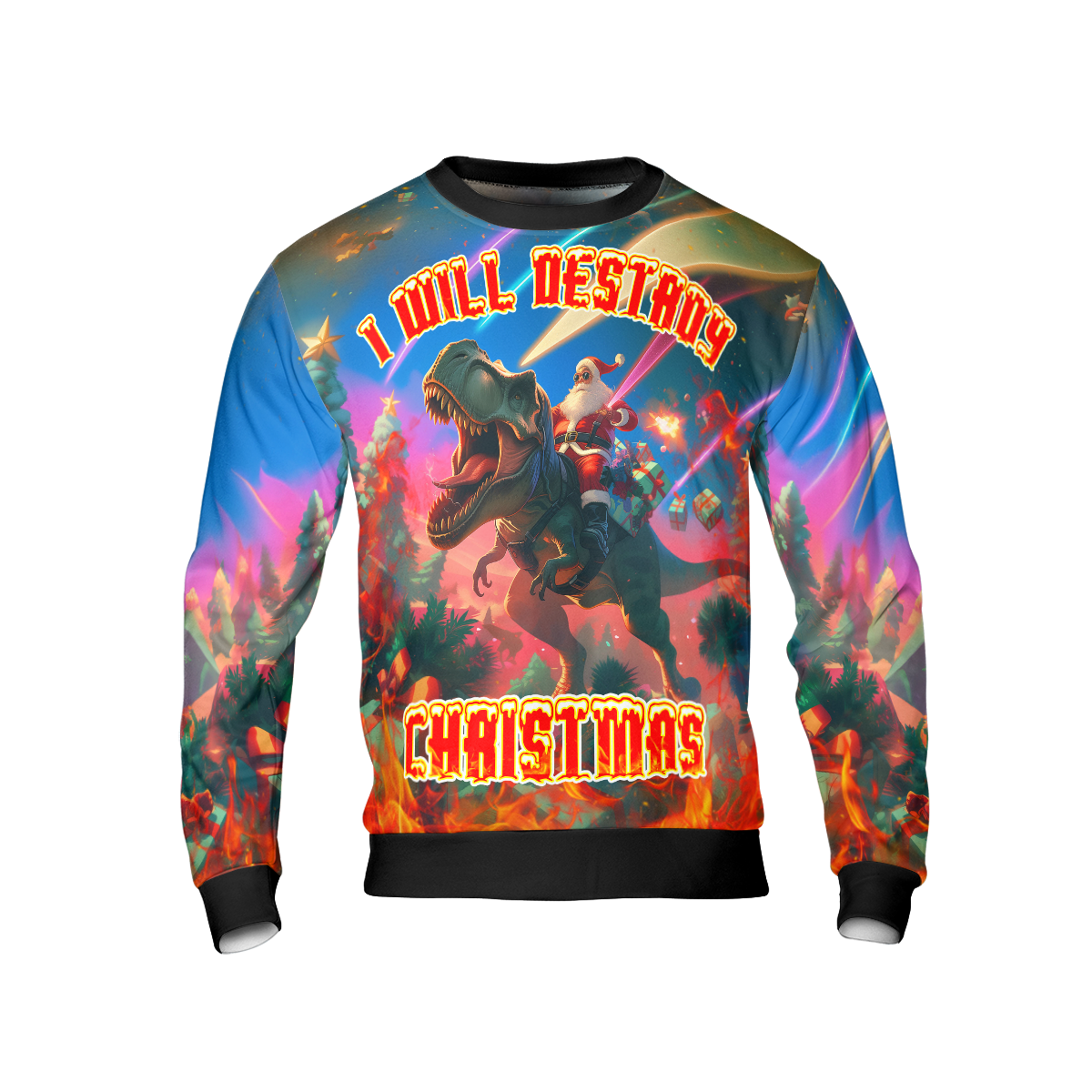 Luvik | Aion tuhota joulu - Santa - HYPERFAVOR rumalajoulupaita