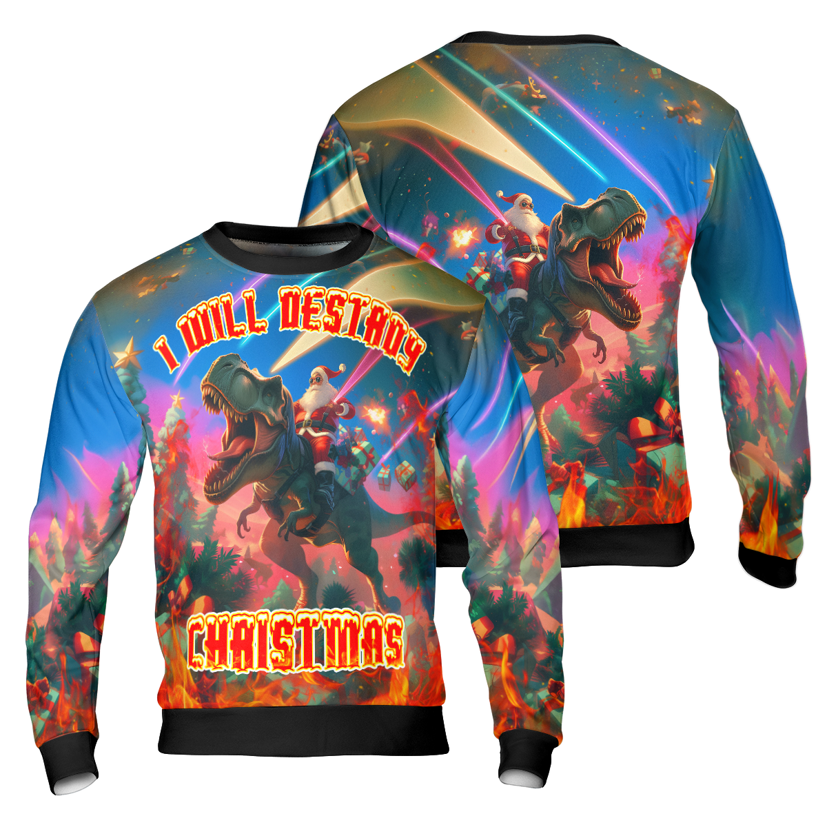 Luvik | Aion tuhota joulu - Santa - HYPERFAVOR rumalajoulupaita