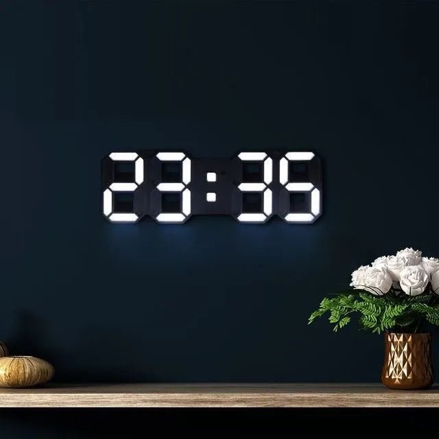 Luvikno | Digital 3D LED Veggur – Moderne design med dimmefunksjon og optimal synlighet