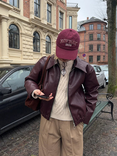 Luvik | Jakke - Burgunder