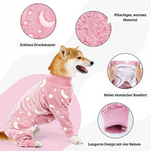 Varmere Hundepysjamas for vinteren fluffy og stretchable Luvikno