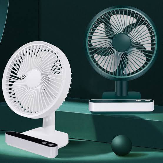 F702 Automatisk Vippende Skrivebords elektrisk Vifte med LED-skjerm | Luvikno
