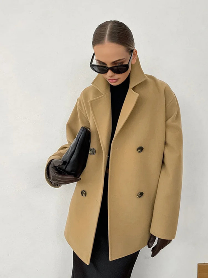 Luvik | Lämpimämpi Taupe Takki