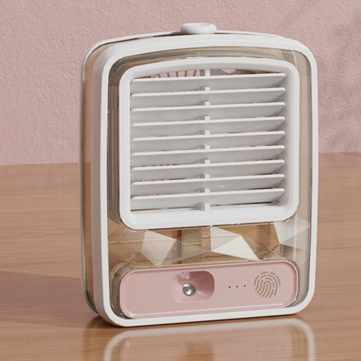 Vannkjølt skrivebordsvifte, med humidifier spray - Ulike farger | Luvikno