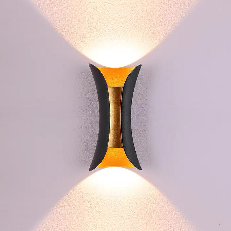 Utendørs LED Vegglampe Aluminium Vanntett Luvikno