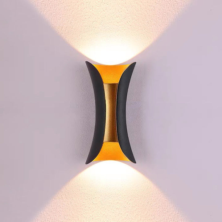 Utendørs LED Vegglampe Aluminium Vanntett Luvikno