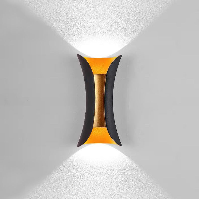 Utendørs LED Vegglampe Aluminium Vanntett Luvikno