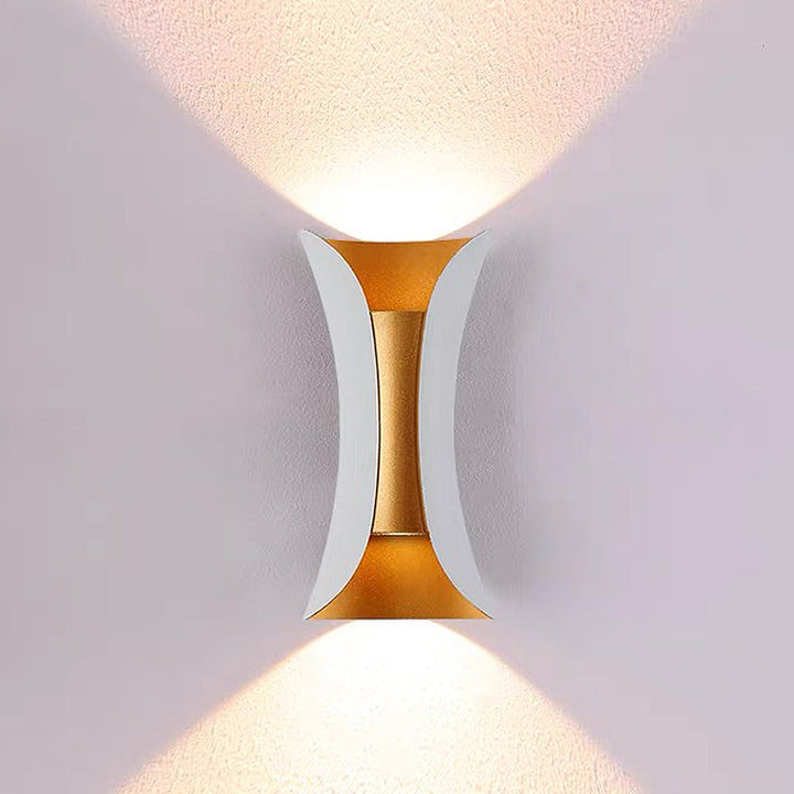 Utendørs LED Vegglampe Aluminium Vanntett Luvikno