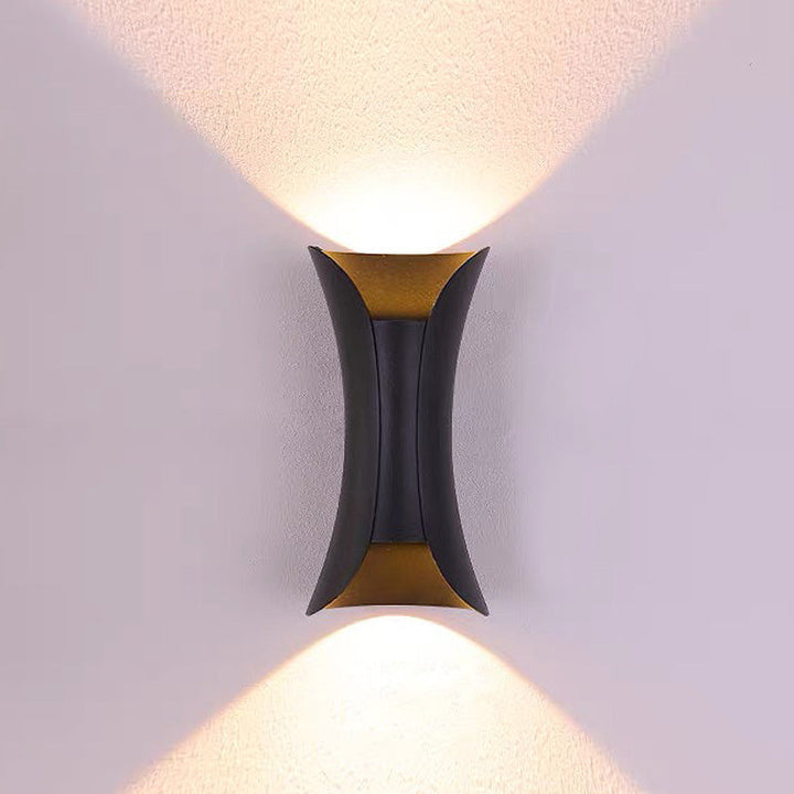 Utendørs LED Vegglampe Aluminium Vanntett Luvikno