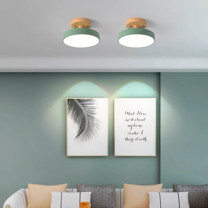 LED Taklampe Tre Flush Montering Fixture Luvikno