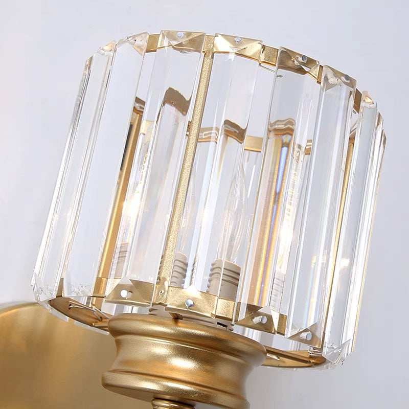 Krystallglass Vegglampe med Moderne Arm Design Luvikno