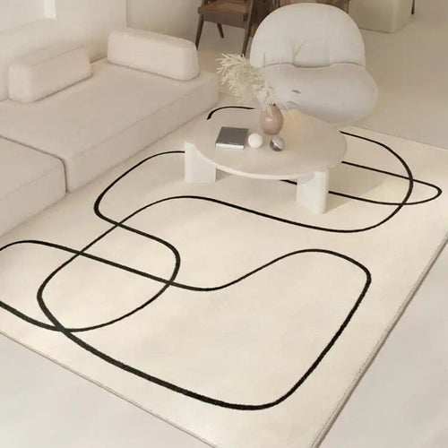 Abstract Veve – Luksuriøs Ull Område teppe med Design Luvikno