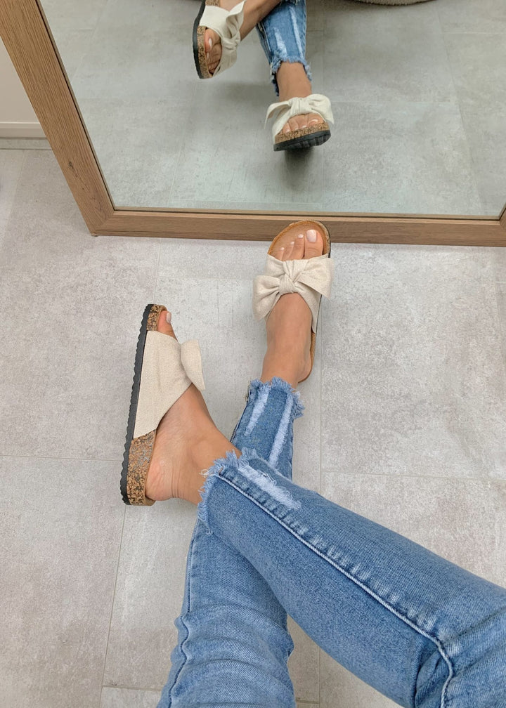 Luvik | Ylelliset mokkasiinit nauhalla Beige