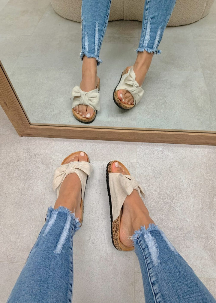 Luvik | Ylelliset mokkasiinit nauhalla Beige