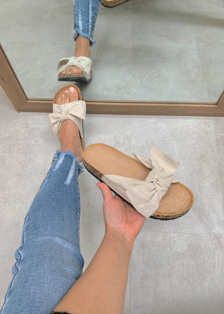 Luvik | Ylelliset mokkasiinit nauhalla Beige