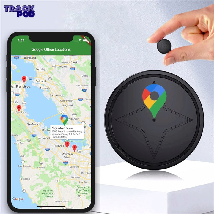GPS Tracker for Vehicles with Magnetic Mount Bil Tracker Enhet Luvikno
