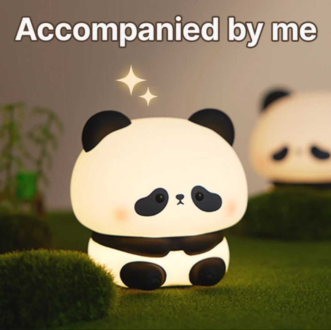 Luvikno | CuddlePanda Nattlys - Fargerik LED Panda for Barn