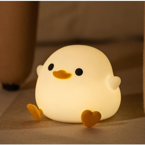 DuckieDream Light - Automatisk Duck Silikon Nattlampe | Luvikno