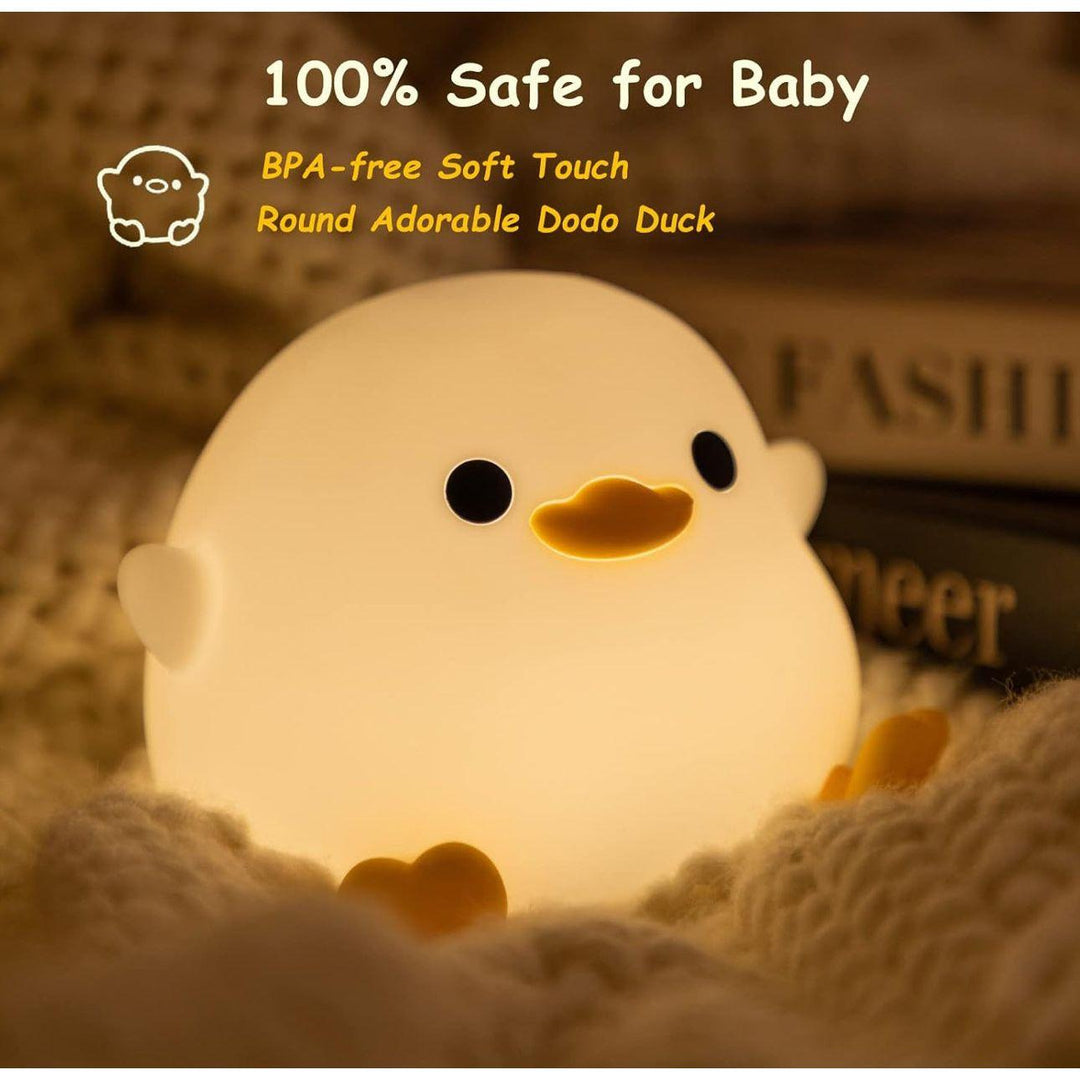 DuckieDream Light - Automatisk Duck Silikon Nattlampe | Luvikno