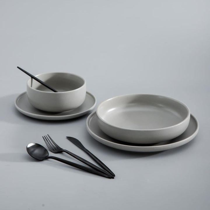 Luvikno | Minimalistisk Rustfritt Stål Bestikk Elegant Enkelhet