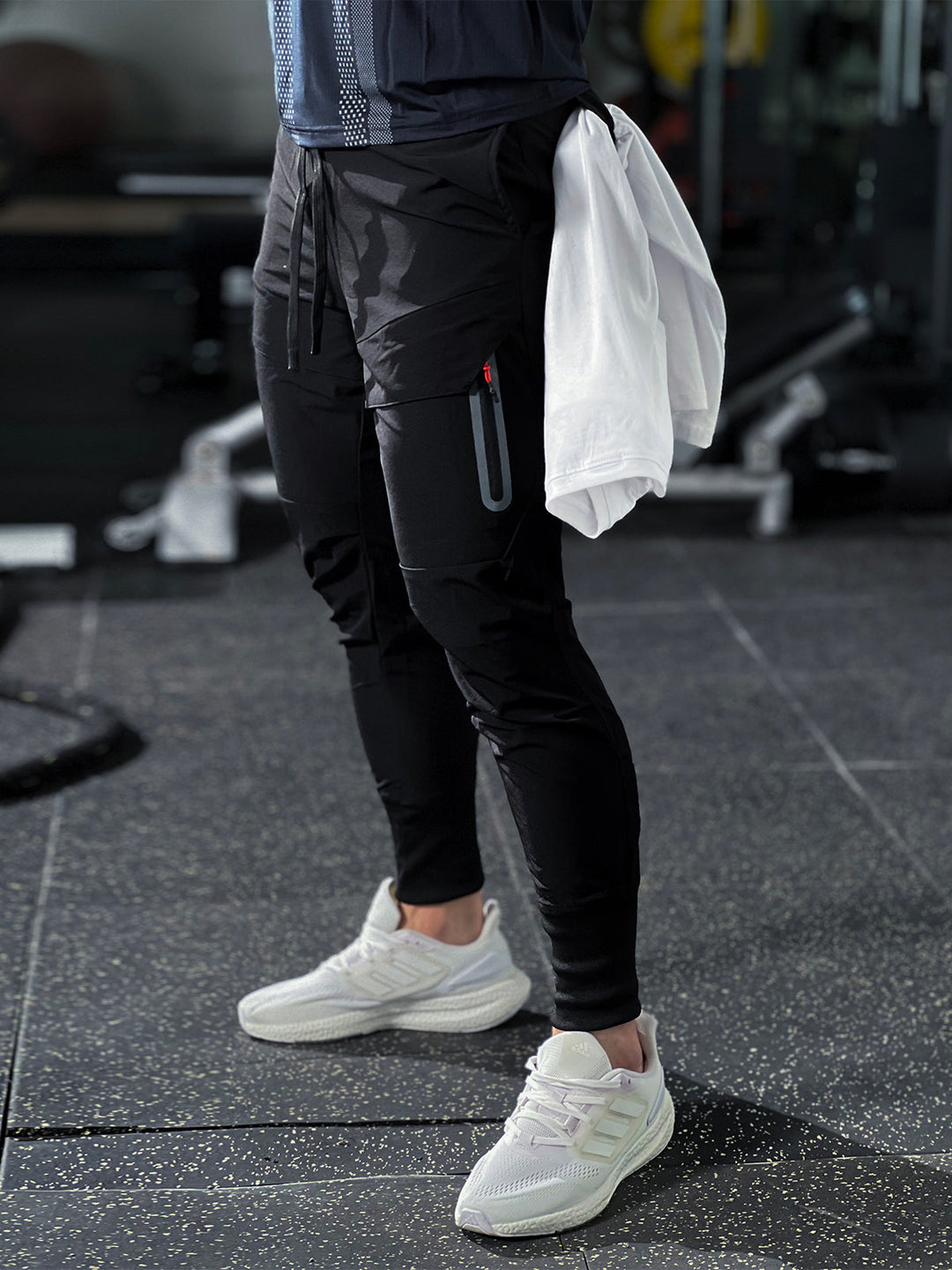 Luvik | Cool High Rib Cargo Jogger Treenihousut miehille