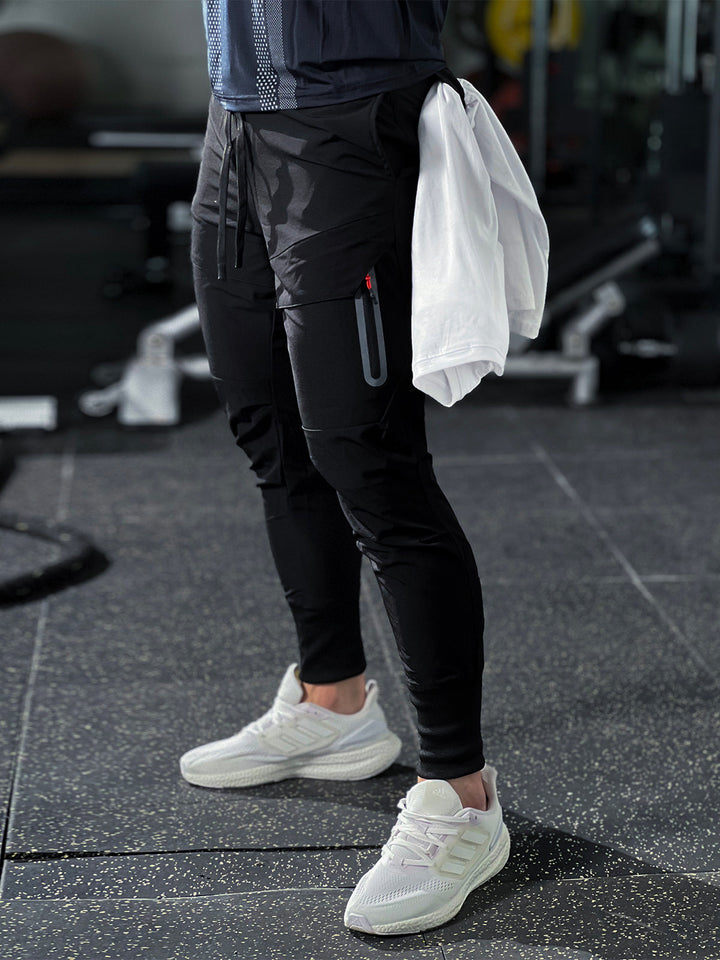 Luvik | Cool High Rib Cargo Jogger Treenihousut miehille