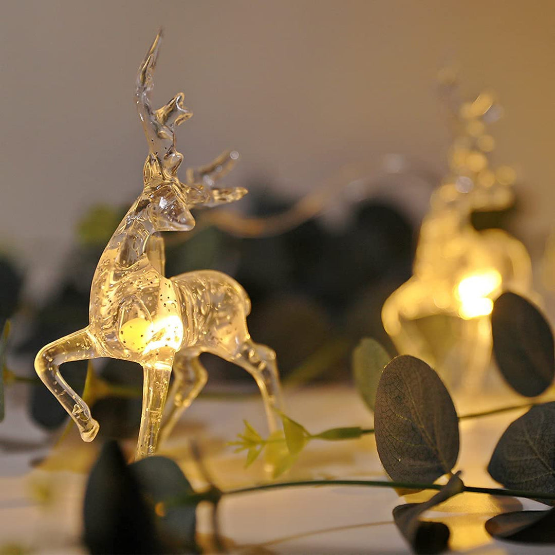 Glitrende Reinsdyr - 1,5M LED Julelys for Reinsdyr Luvikno