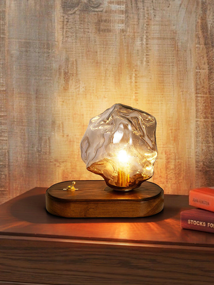 Luvikno | GlowCraft Bordlampe - Elegant trådløs bordlampe med bevegelsessensor
