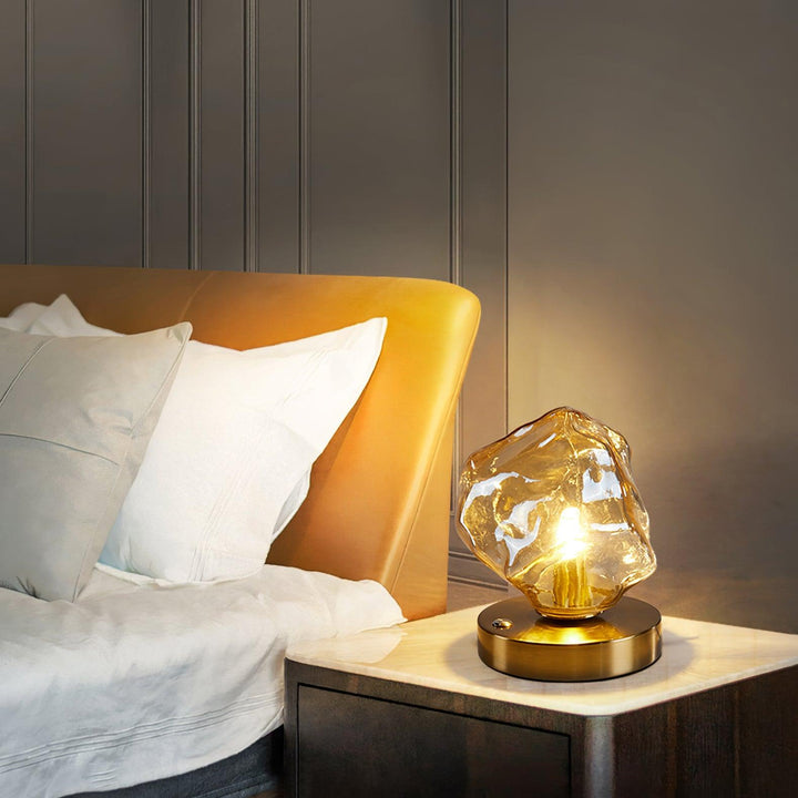 Luvikno | GlowCraft Bordlampe - Elegant trådløs bordlampe med bevegelsessensor
