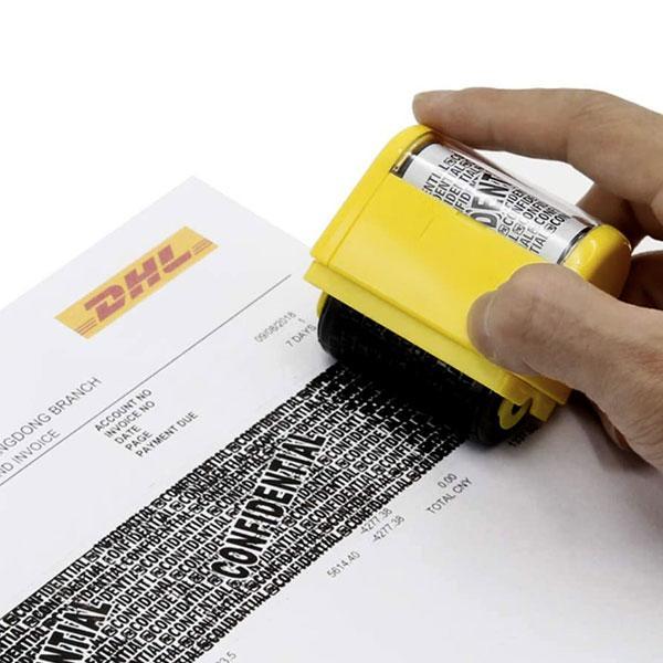 Identity Protection Privacy Roller Stamp | Luvikno