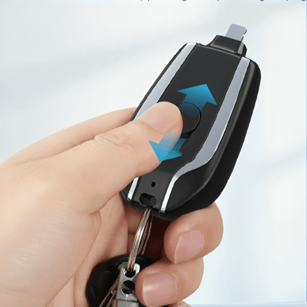 Luvikno | LuxPower Elite Mini-Powerbank | Kompakt nøkkelring med kraftig ladingsfunksjon for på farten