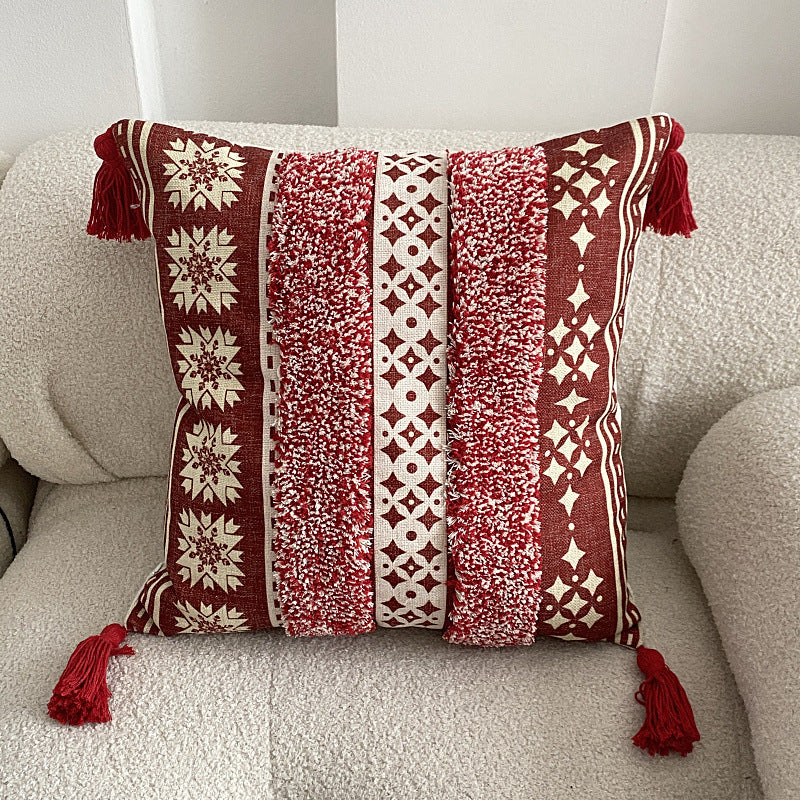 Boho fôret frynse kast puteomslag | Luvikno