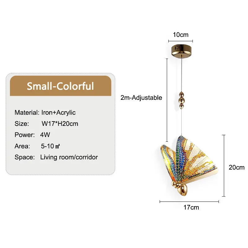 LumeFly – Butterfly LED Pendellampe med Varmt Lys | Luvikno