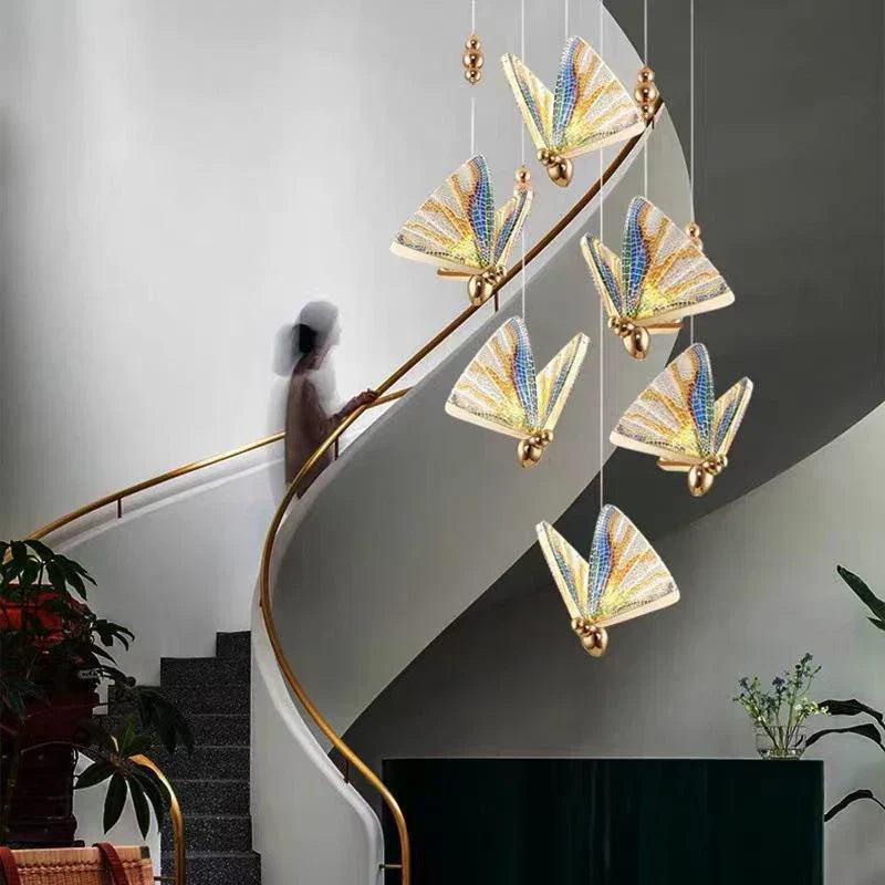 LumeFly – Butterfly LED Pendellampe med Varmt Lys | Luvikno