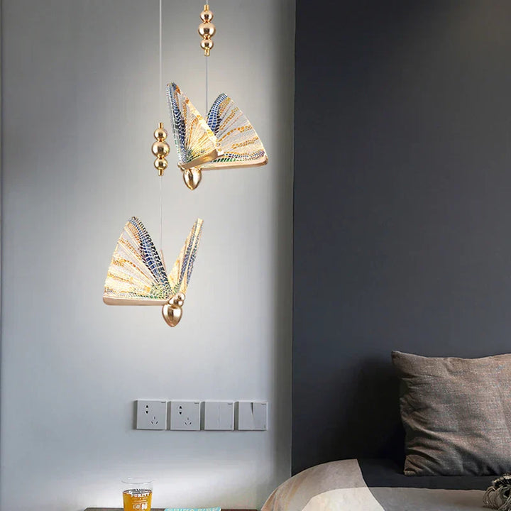 LumeFly – Butterfly LED Pendellampe med Varmt Lys | Luvikno
