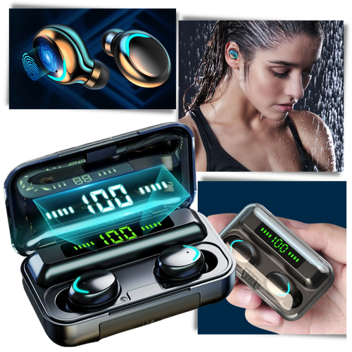 Luvikno | Bluetooth ørepropper med oppladbart batterietui