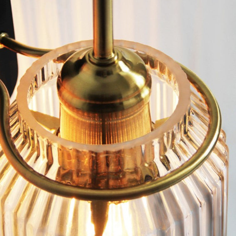 Industriell Glass Trakt Wall Lampe | Luvikno