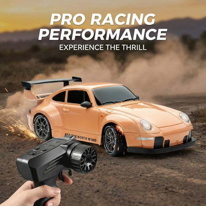 RC Drift Bil – LED Lys, Høyhastighets 4WD & Drift Dekk Luvikno