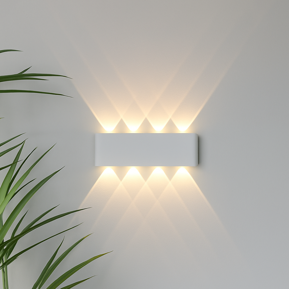Luvikno | Moderne Innendørs Utendørs Vegglampe – Minimalistisk LED Armatur