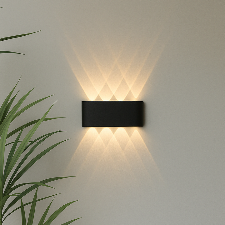 Luvikno | Moderne Innendørs Utendørs Vegglampe – Minimalistisk LED Armatur