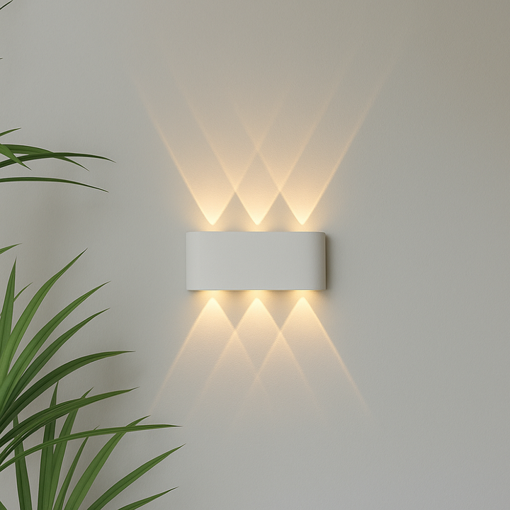 Luvikno | Moderne Innendørs Utendørs Vegglampe – Minimalistisk LED Armatur