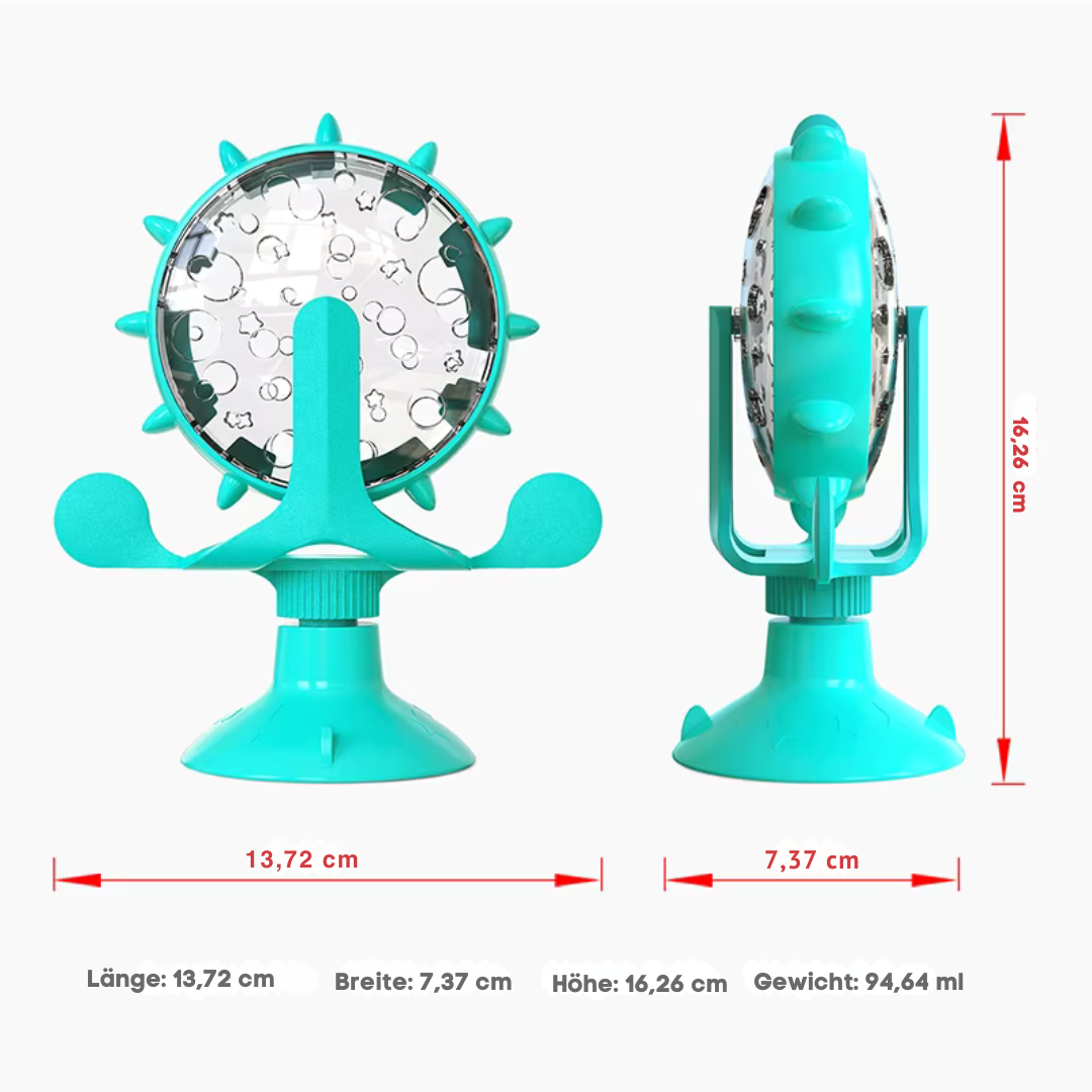 Interaktiv Fôrholder i Hjul Design Luvikno
