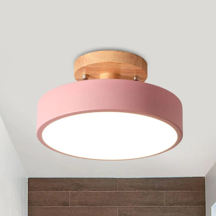LED Taklampe Tre Flush Montering Fixture Luvikno