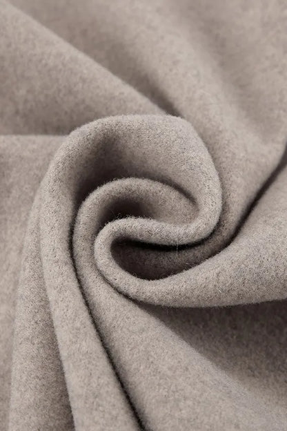 Luvik | Yhdisteetön Ruskea Pitkähihainen Napillinen Takki