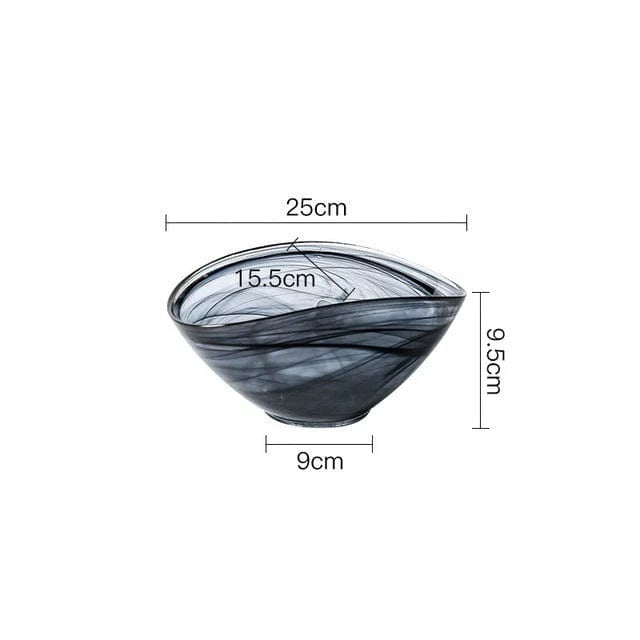 Uregelmessig Glass Salatbolle | Luvikno