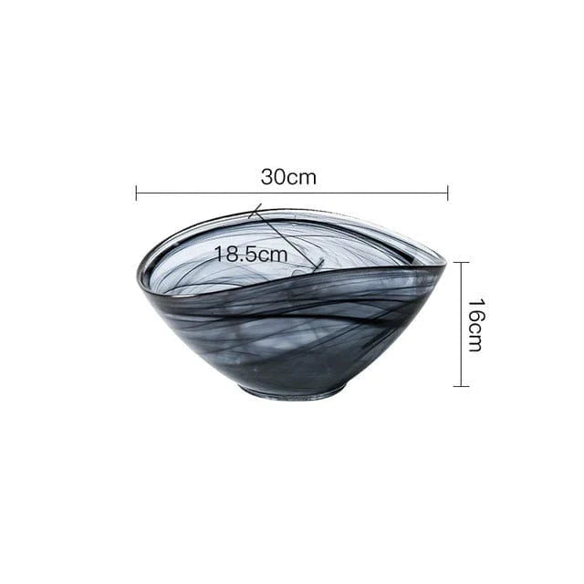 Uregelmessig Glass Salatbolle Luvikno