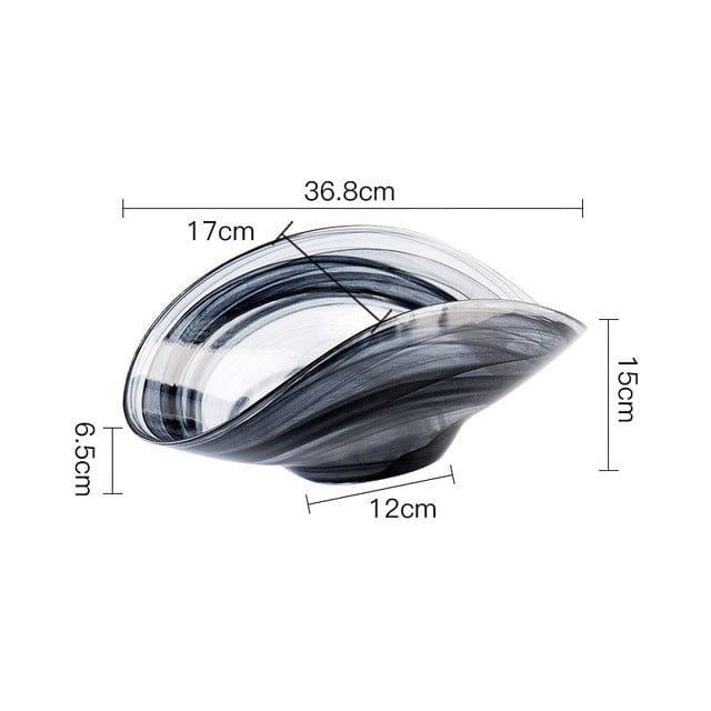 Uregelmessig Glass Salatbolle Luvikno
