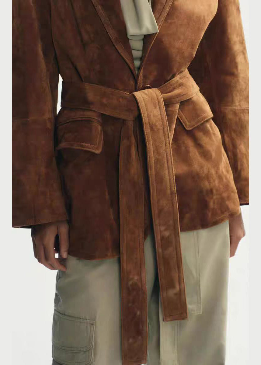 Luvik | Karamelli Peter Pan Kauluksilla Takki