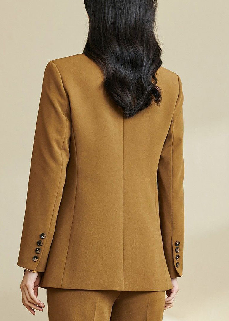 Luvik | Ginger Yksiväriset takit värilisäyksin, joissa on avara pääntie sivussa