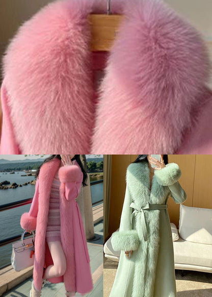 Luvik | Vihreä vyö Pitkät villatakit